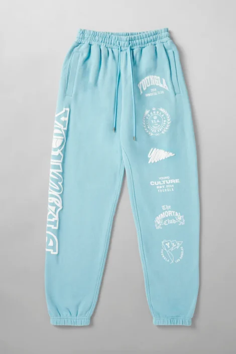 204 - Immortal Killer Joggers Sky Blue // YoungLa