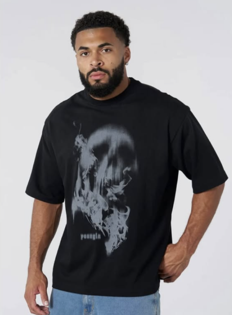 4051 Soul Tees Inferno Skull// YoungLa